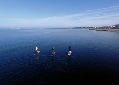 Paddleboarders Aerial Imaging