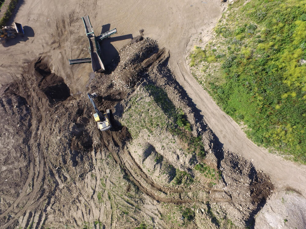 Drone Inspection of Land Works